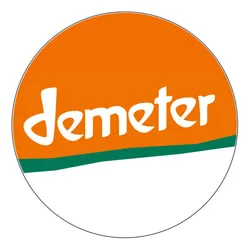 Label für Reformkost + Naturkosmetik von Demeter