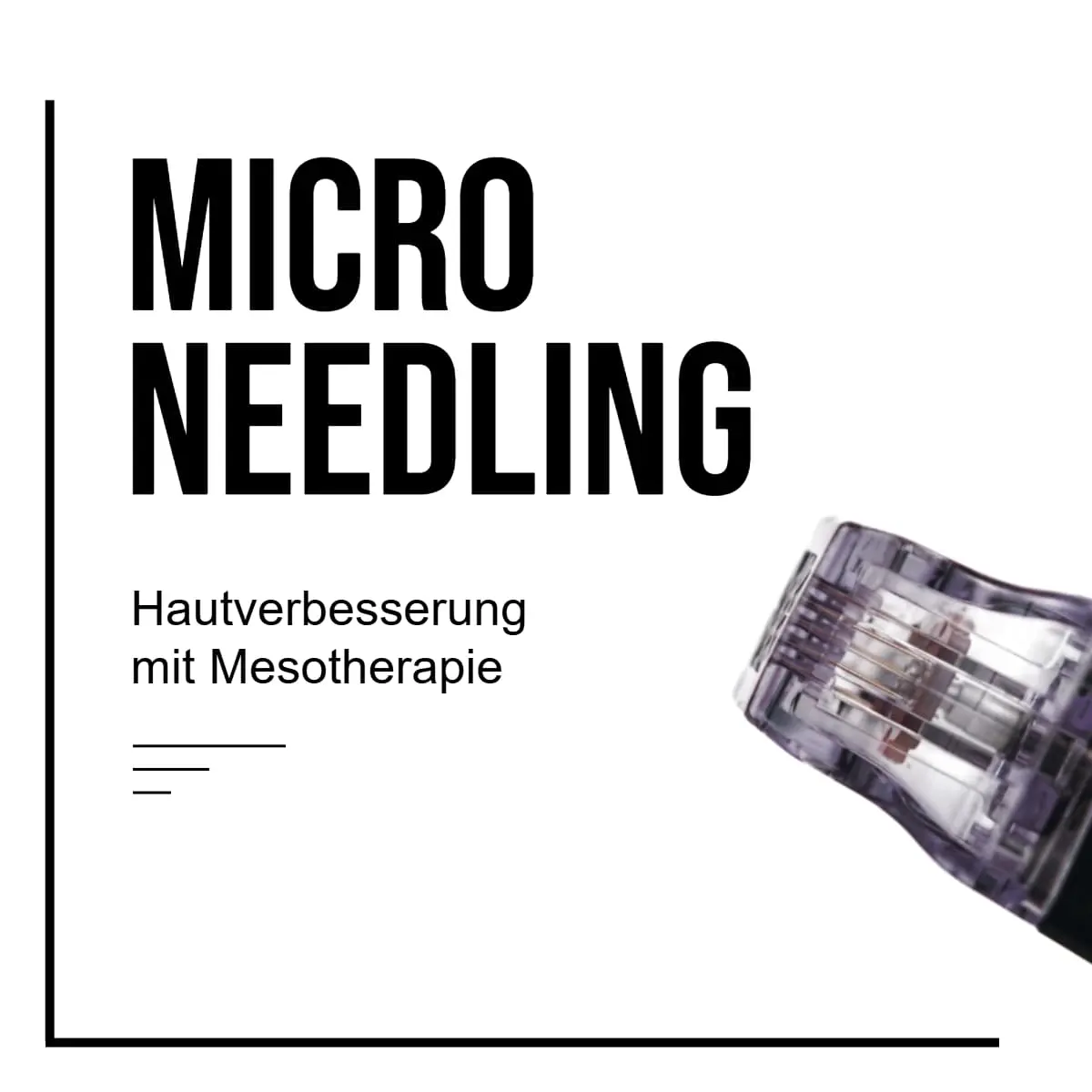 Wirkstoffe: Wirkung mit Meso-Microneedling